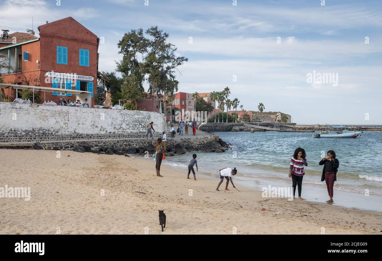 Isola di Gorée, Dakar, Senegal Foto Stock