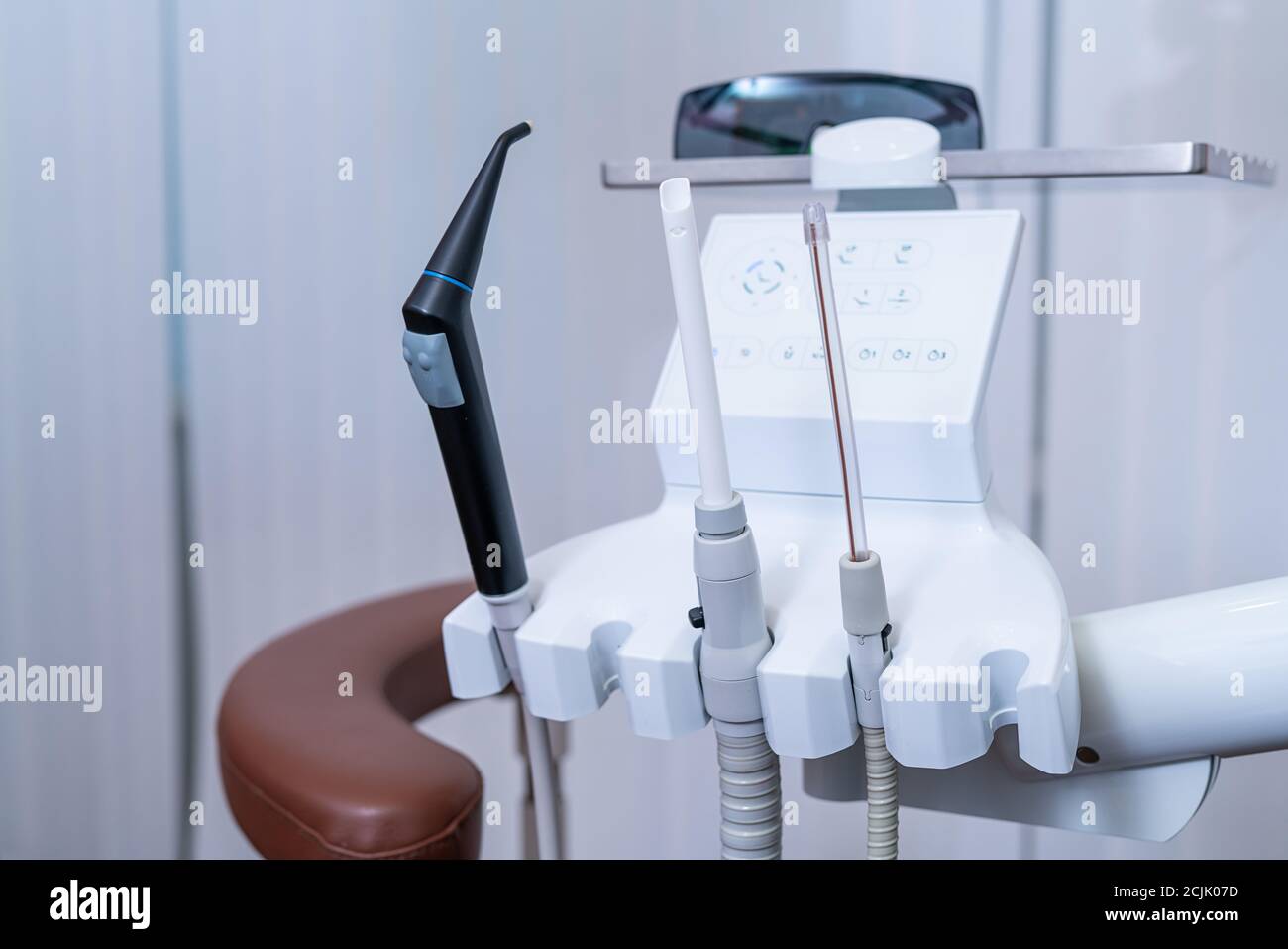 ufficio medico di odontoiatria, attrezzi dentista Foto Stock