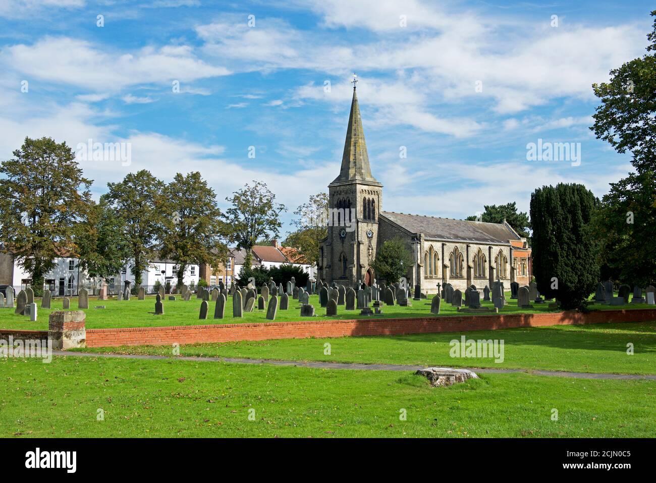 St James Church, nel villaggio di Rawcliffe, East Yorkshire, Inghilterra, Regno Unito Foto Stock