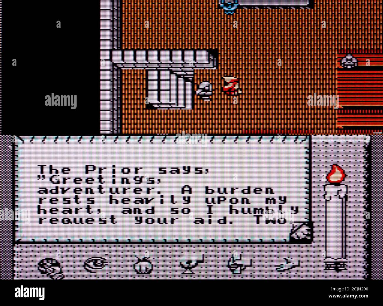 Times of Lore - sistema di intrattenimento Nintendo - Videogioco NES - solo per uso editoriale Foto Stock