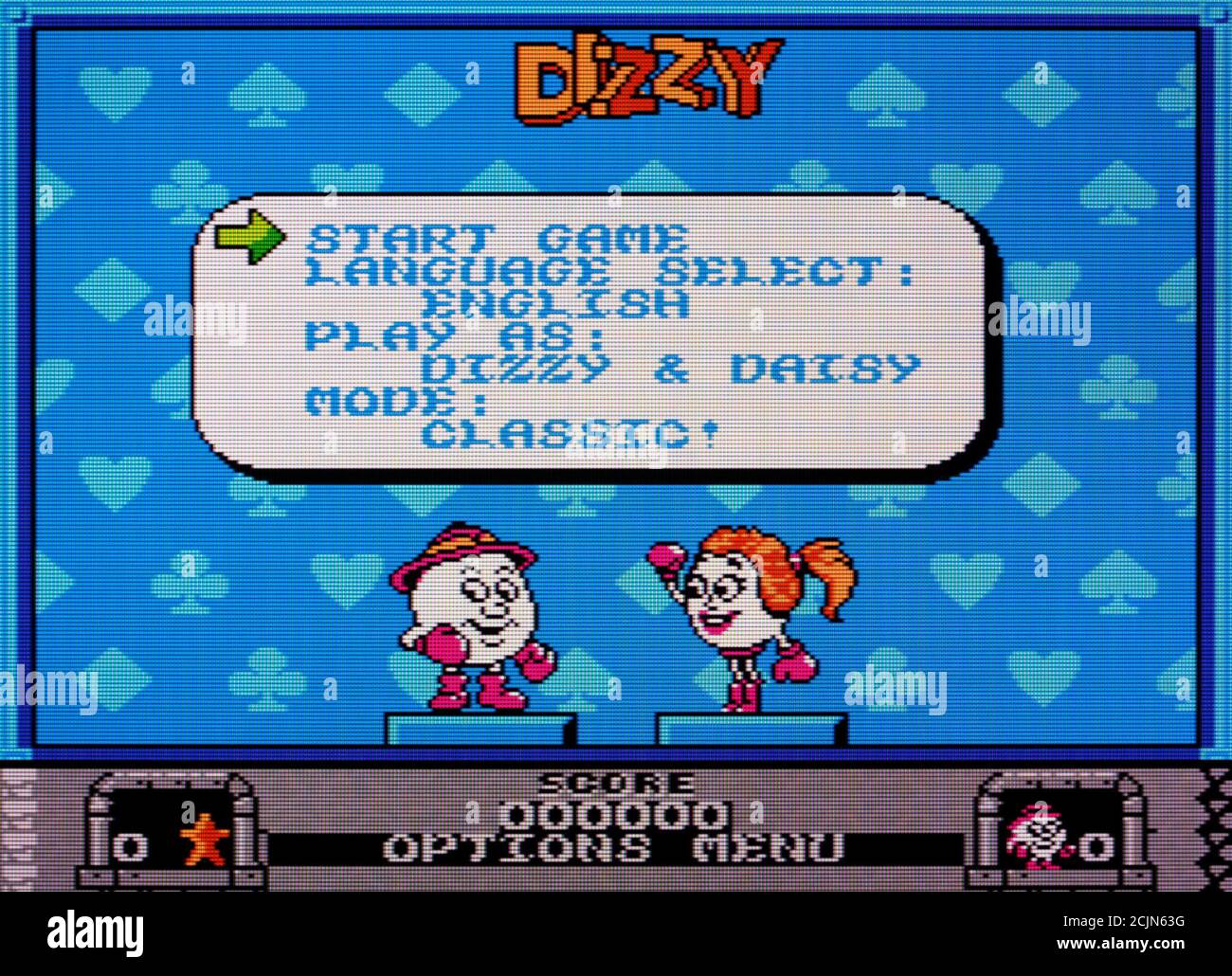 Dizzy - Nintendo Entertainment System - NES Videogioco - Editoriale utilizzare solo Foto Stock