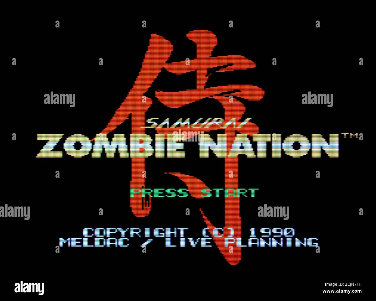 Zombie Nation - Nintendo Entertainment System - NES Videogame - Solo per uso editoriale Foto Stock