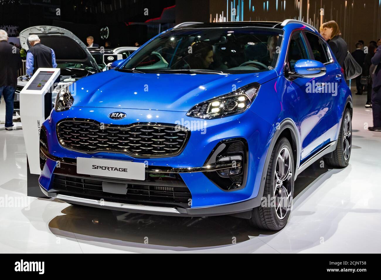 Kia Sportage al Salone Internazionale dell'automobile di Ginevra. Ginevra, Svizzera - 5 marzo 2019. Foto Stock