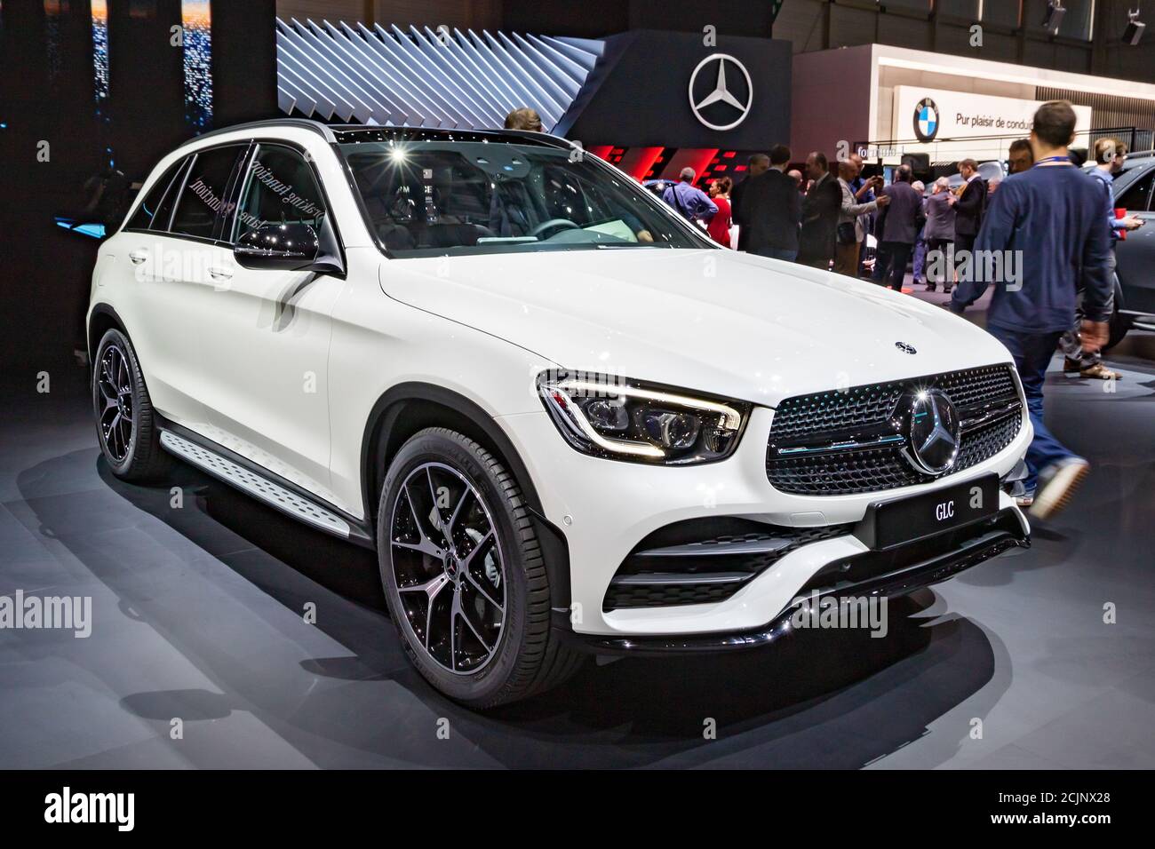 Nuova Mercedes Benz GLC 2020 all'89° Salone Internazionale dell'Auto di Ginevra. Ginevra, Svizzera - 5 marzo 2019. Foto Stock