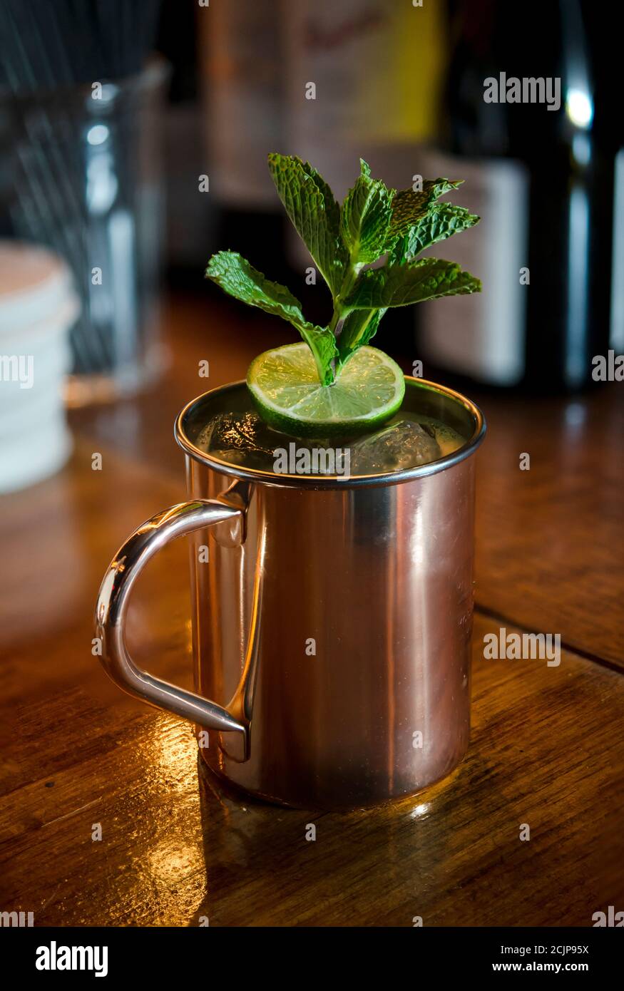 Moscow Mule Cocktail Foto Stock