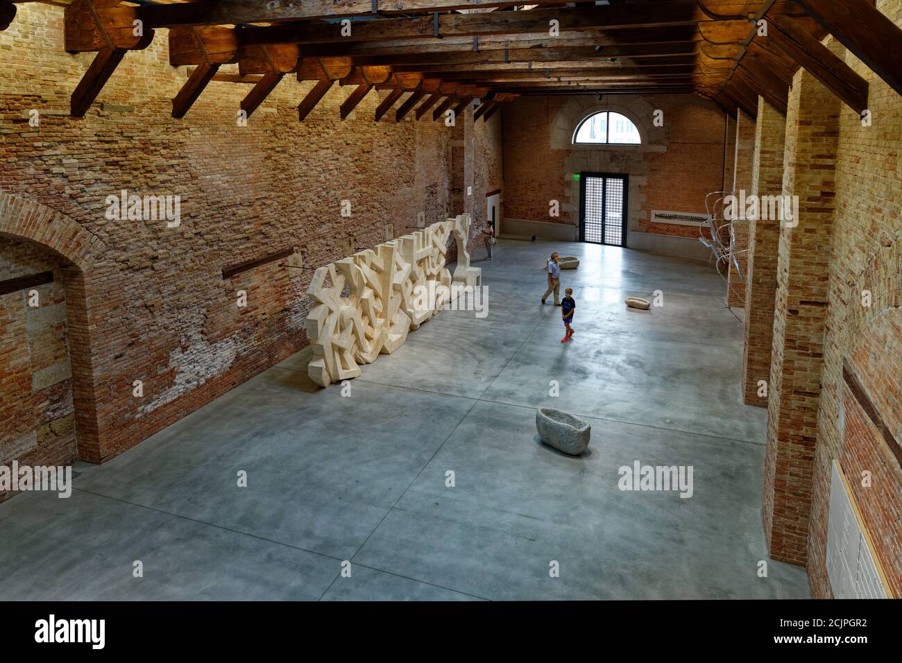 Punta della Dogana, Collezione Pinault, Venezia, Veneto, Italia, Europa Foto Stock