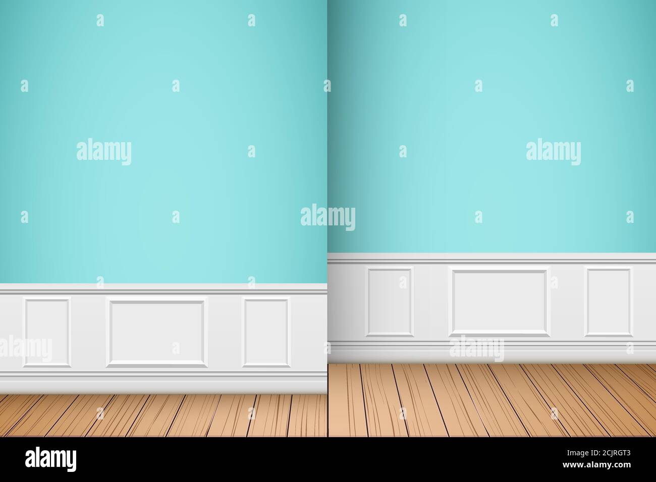 Appartamenti di lusso con due camere Illustrazione Vettoriale
