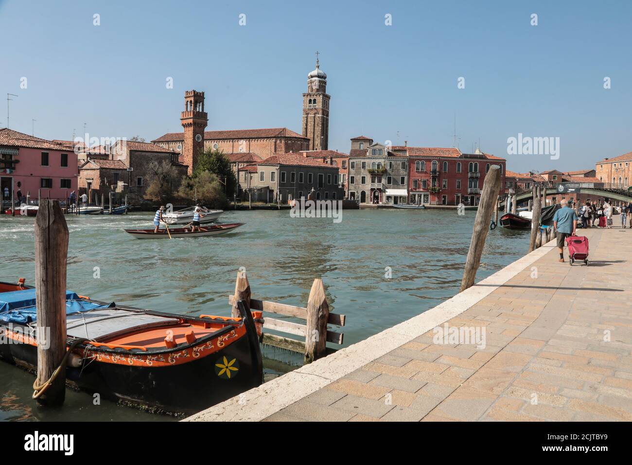 ISOLA DI MURANO, VENEZIA , ITALIA Foto Stock