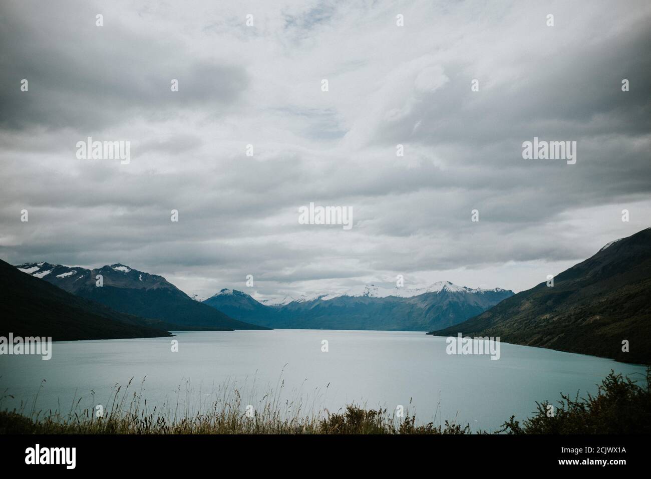 Lago Argentino in patagonia Foto Stock