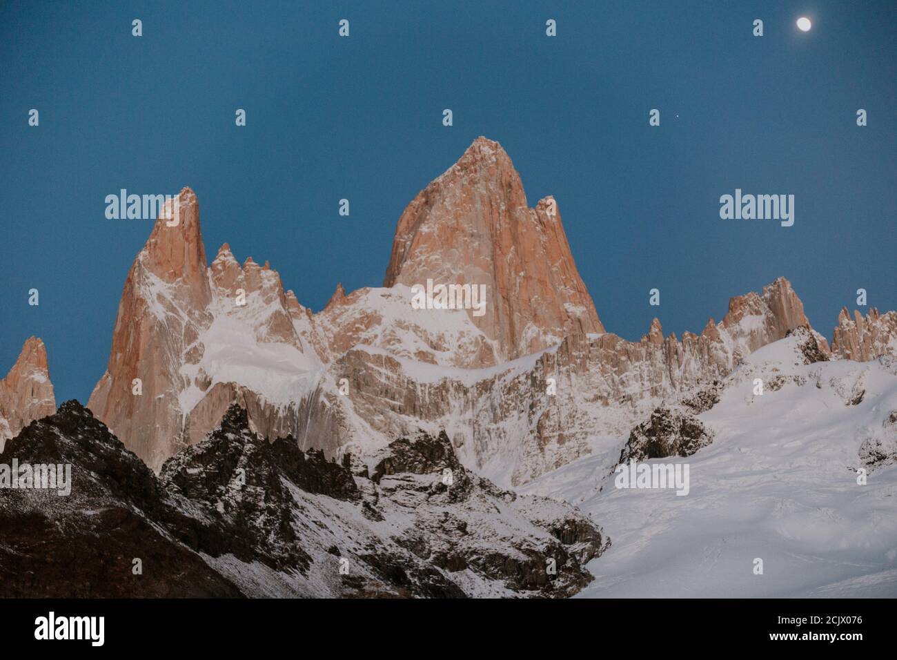 Fotografia notturna su El Chalten Foto Stock