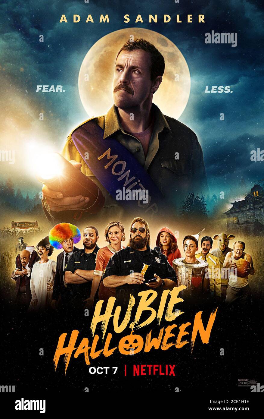 DATA DI RILASCIO: 7 ottobre 2020 TITOLO: Huchie Halloween CASA DI PRODUZIONE: Netflix REGISTA: Steven Brill TRAMA: Nonostante la sua devozione alla sua città natale di Salem (e la sua celebrazione di Halloween), Huchie Dubois è una figura di beffa per bambini e adulti. Ma quest'anno, qualcosa sta andando urtare nella notte ed è a Huberie salvare Halloween. CON LA PARTECIPAZIONE di: Poster Art ADAM SANDLER come Huchie Dubois. (Immagine di credito: © Netflix/immagini di intrattenimento) Foto Stock