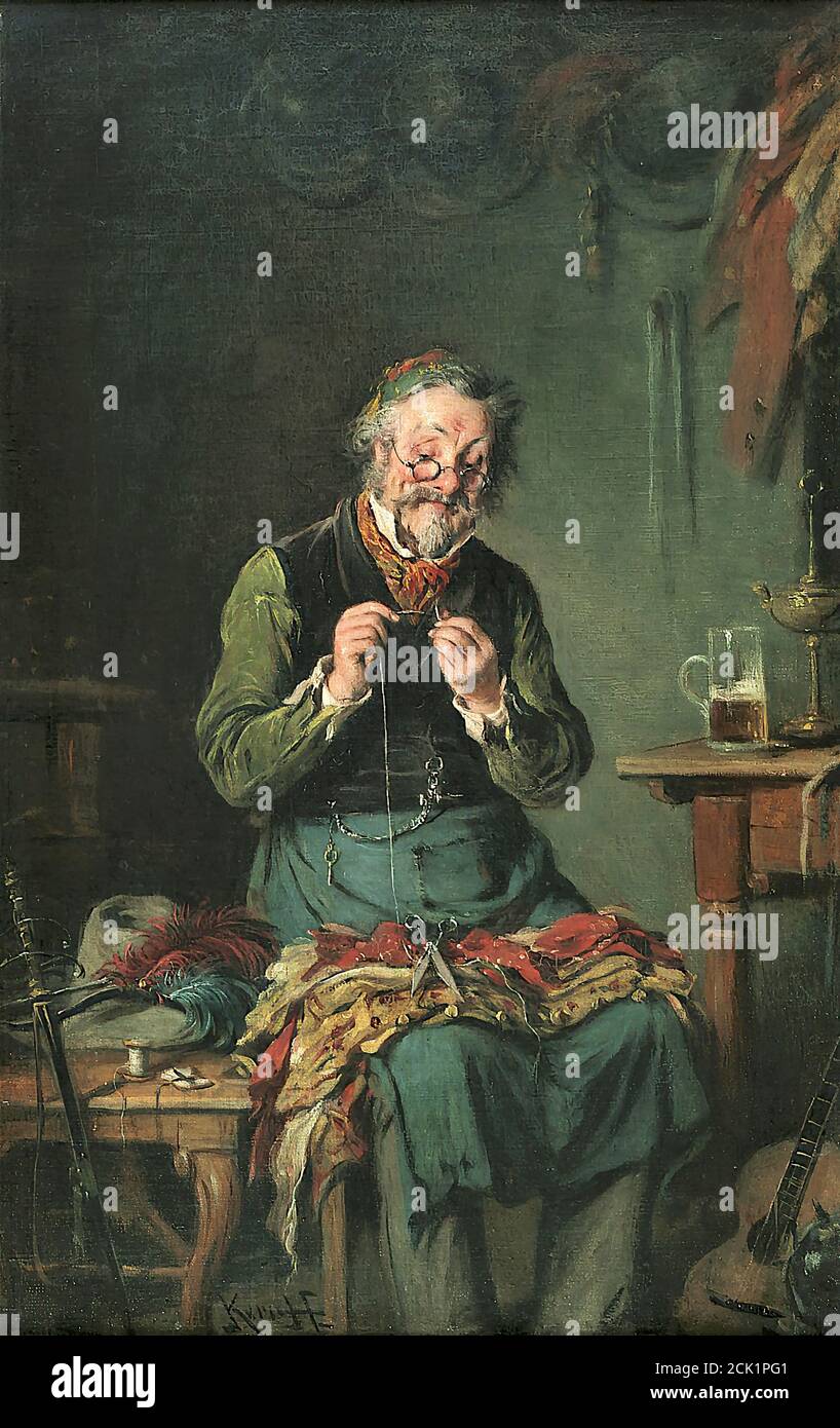 Kern Hermann - lavoro su misura - Scuola Ungherese - 19 ° secolo Foto Stock