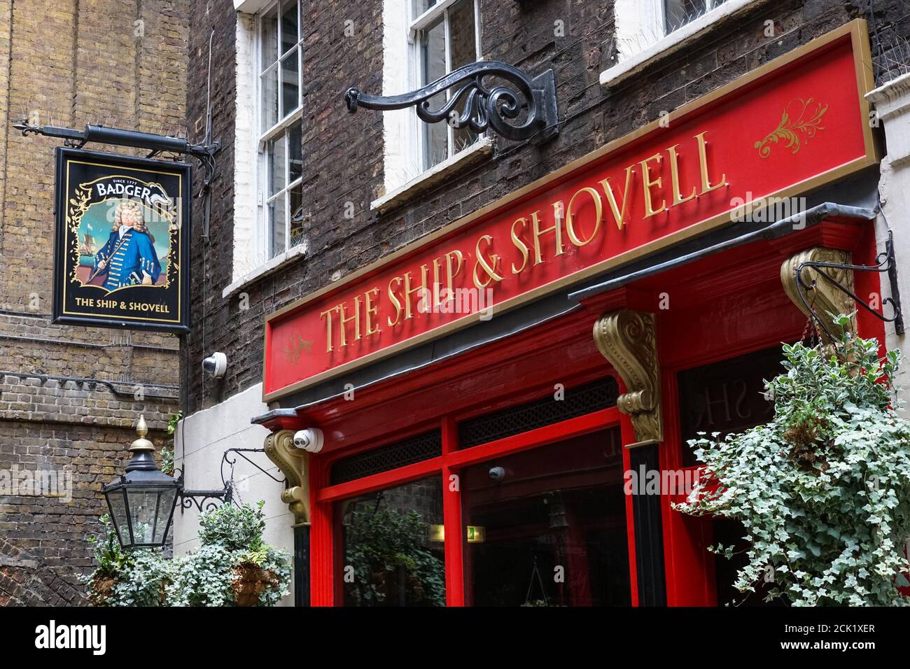 The Ship and Shovel pub a Westminster, Londra Inghilterra Regno Unito Foto Stock