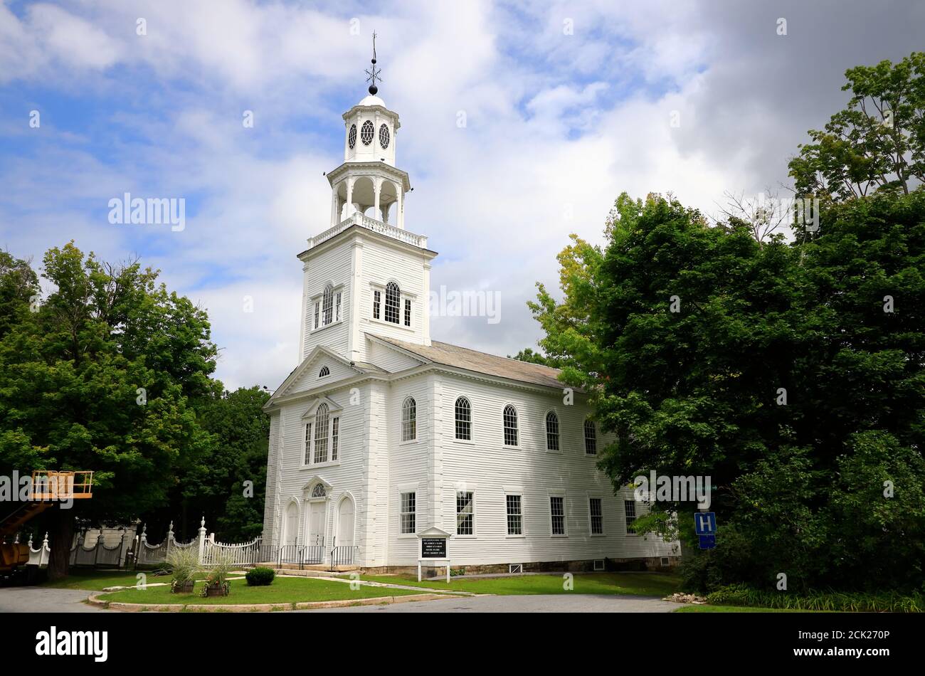 Prima chiesa Congregazionale di Bennington.Old Bennington.Bennington.Vermont.USA Foto Stock