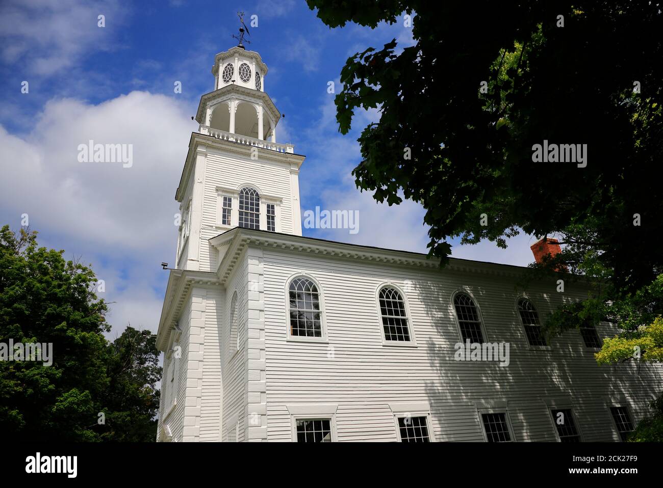 Prima chiesa Congregazionale di Bennington.Old Bennington.Bennington.Vermont.USA Foto Stock