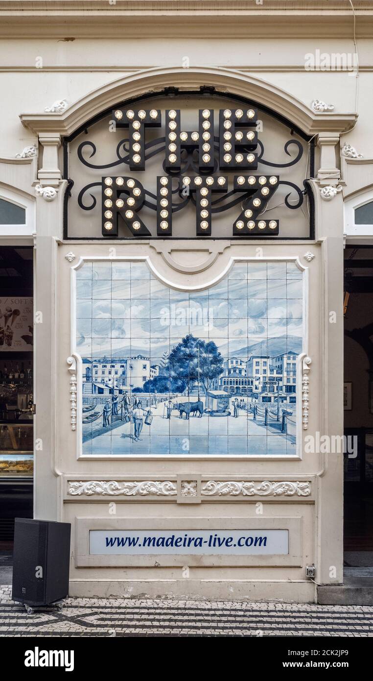 Il Ritz, Funchal, Madeira. Foto Stock