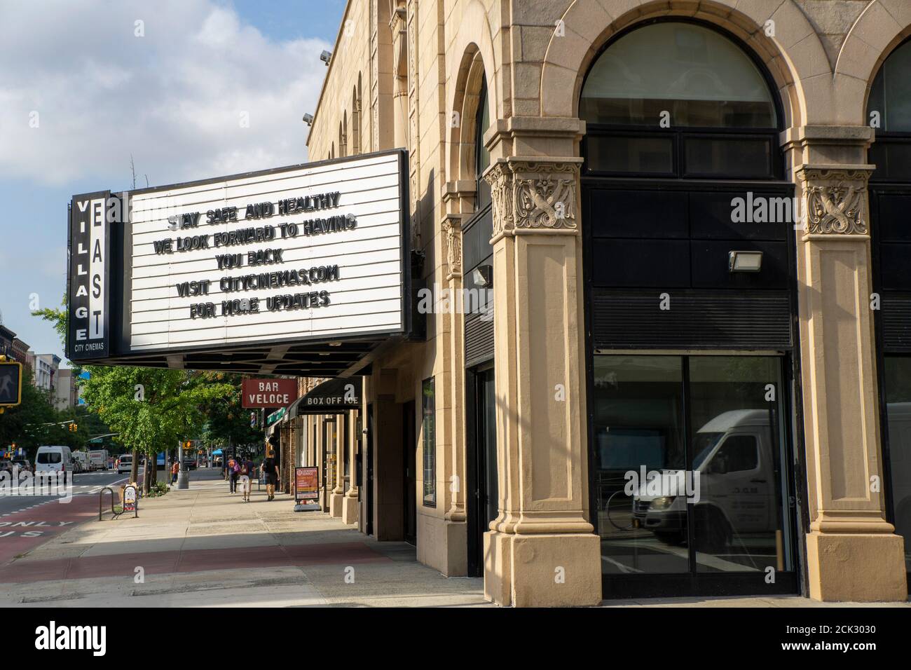 Cinema chiuso, East Village, New York City, New York, USA Foto Stock