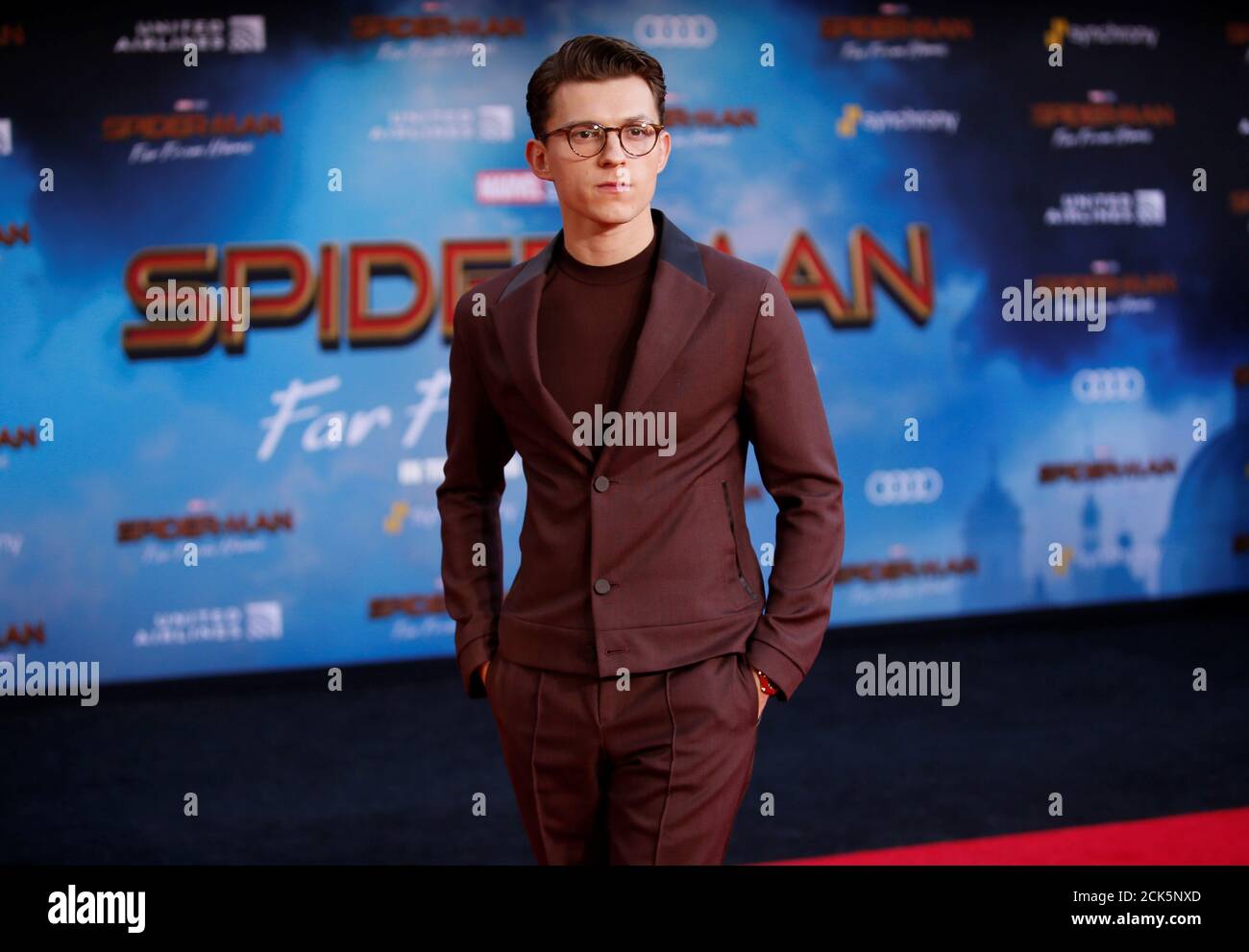 Spiderman tom holland marvel immagini e fotografie stock ad alta