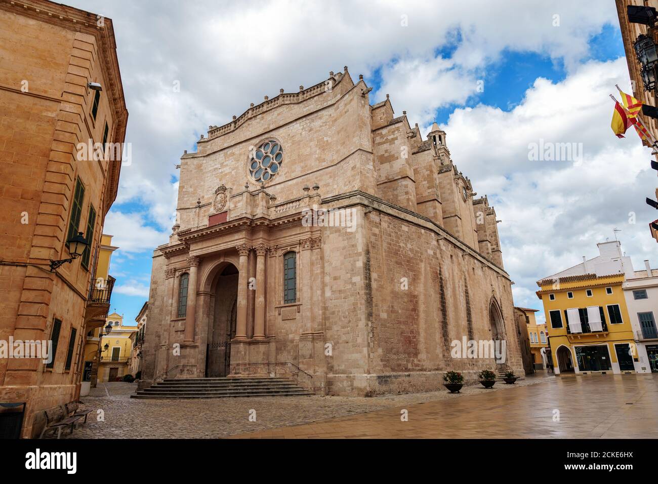 Antica Cattedrale di Santa Maria a Ciutadella - Menorca, Spagna Foto Stock