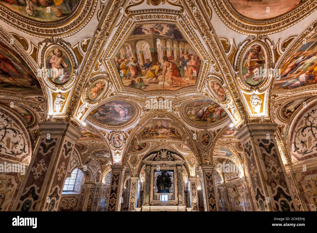 Cripta di San Matteo, Duomo, Salerno, Campania, Italia Foto Stock