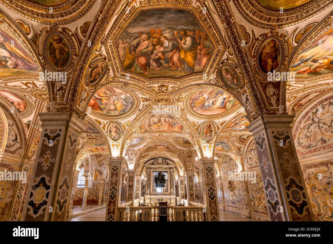 Cripta di San Matteo, Duomo, Salerno, Campania, Italia Foto Stock