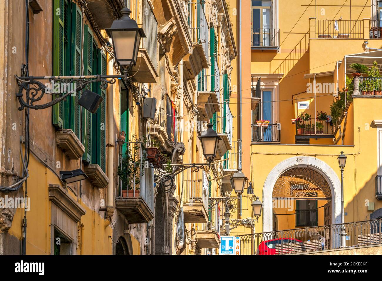 Città vecchia, Salerno, Campania, Italia Foto Stock