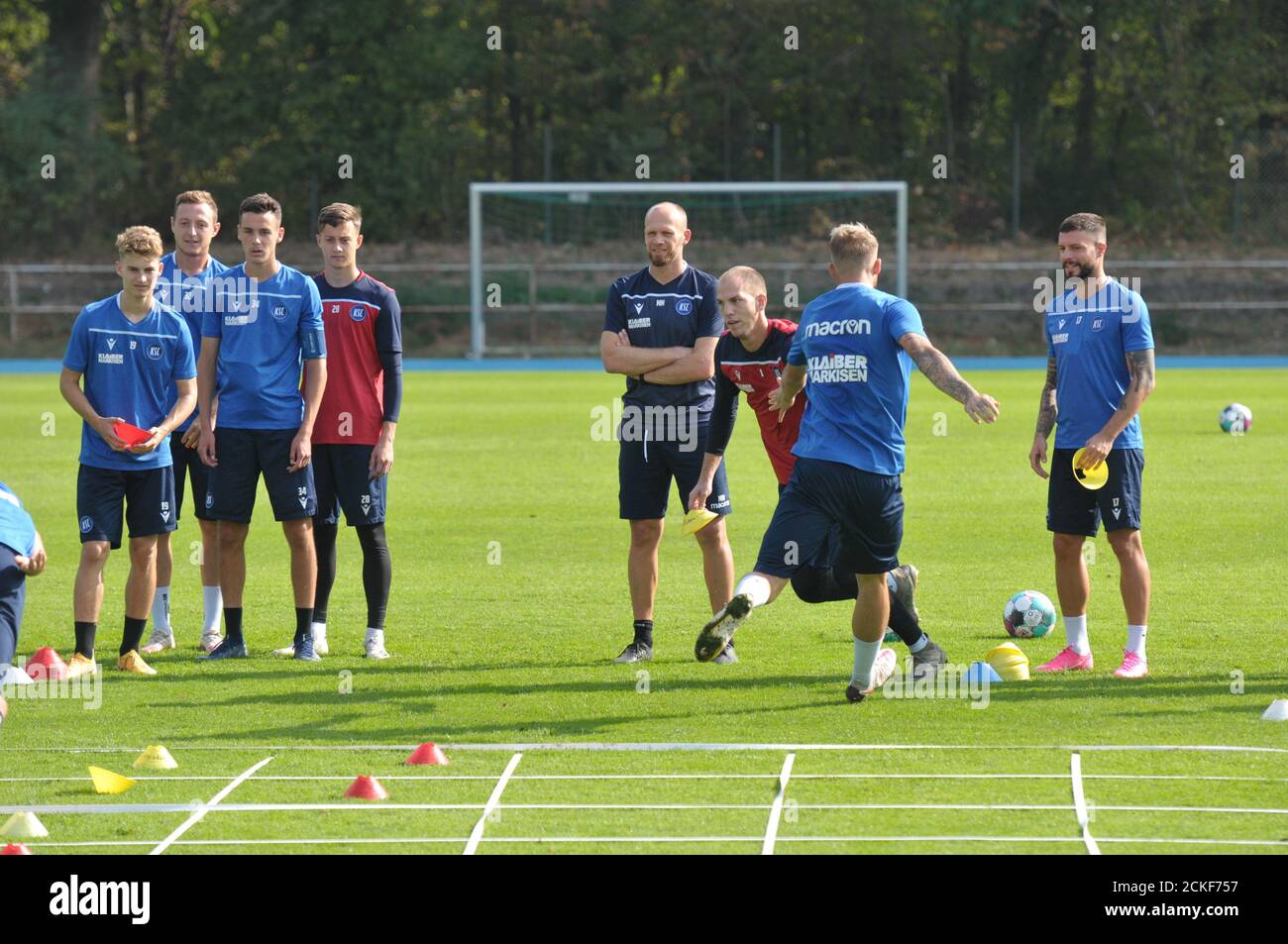 KSC gioco di squadra di seconda lega 4 vittorie Foto Stock