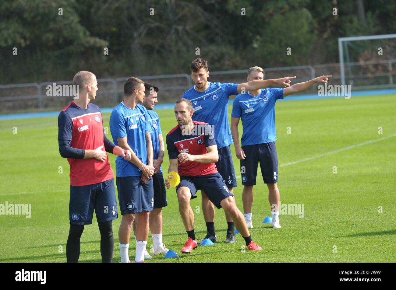 KSC gioco di squadra di seconda lega 4 vittorie Foto Stock