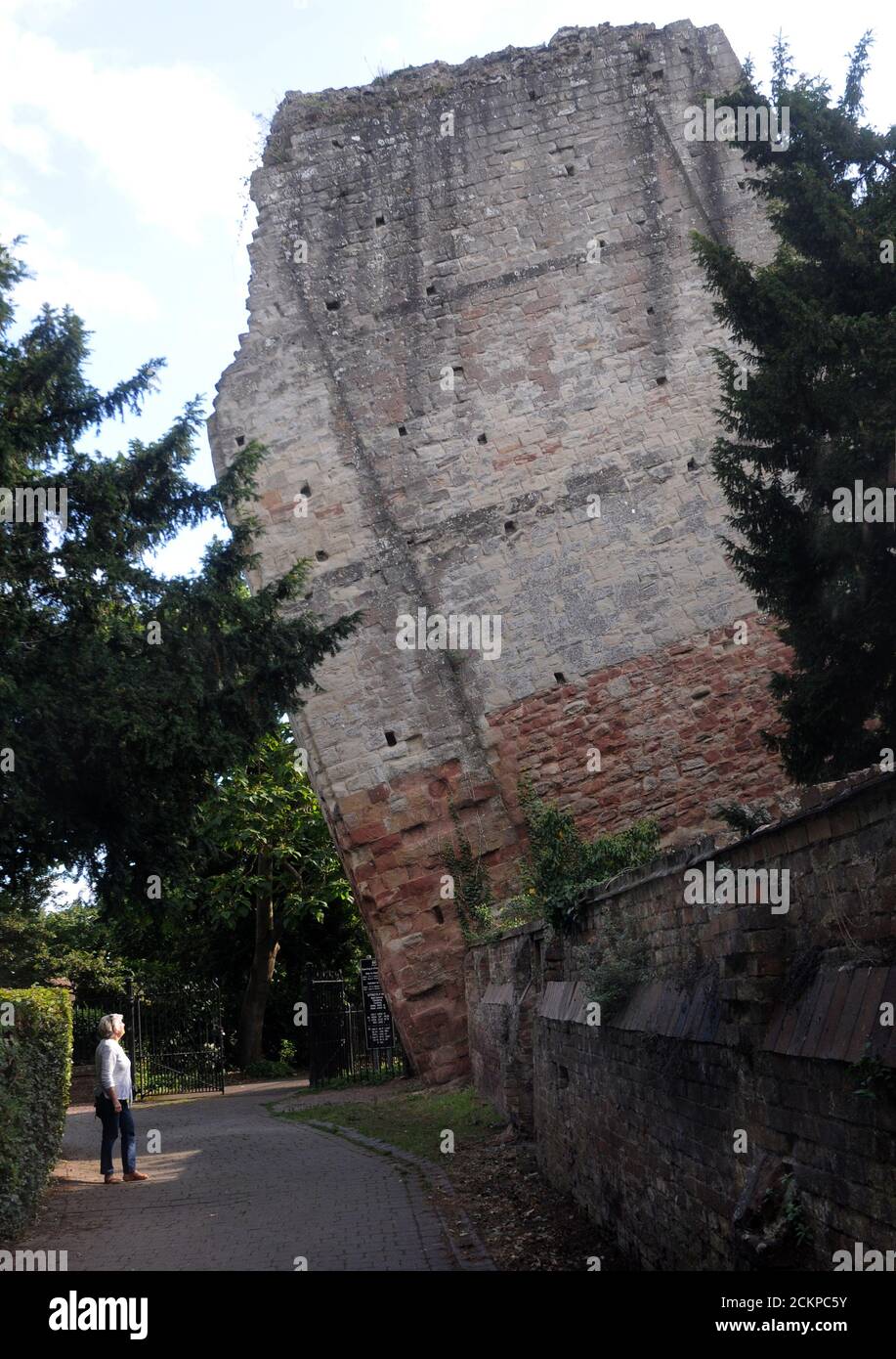 CASTELLO DI BRIDGENORTH Foto Stock