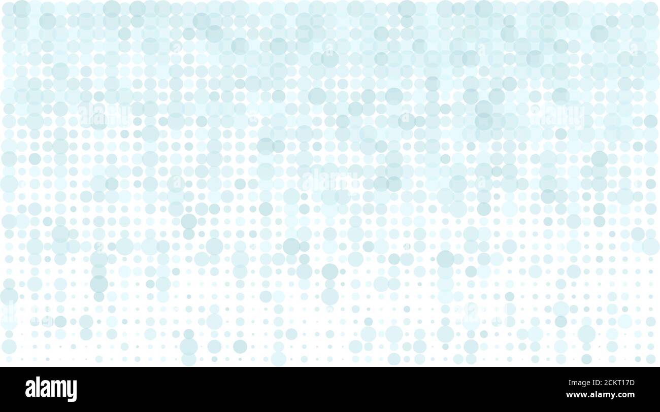 sfondo bianco con punti blu Foto Stock