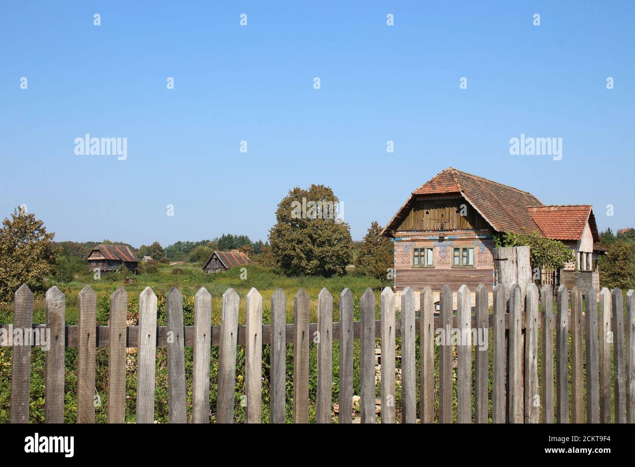 Ethno Village Kravarščica (vicino a Zagabria) Foto Stock