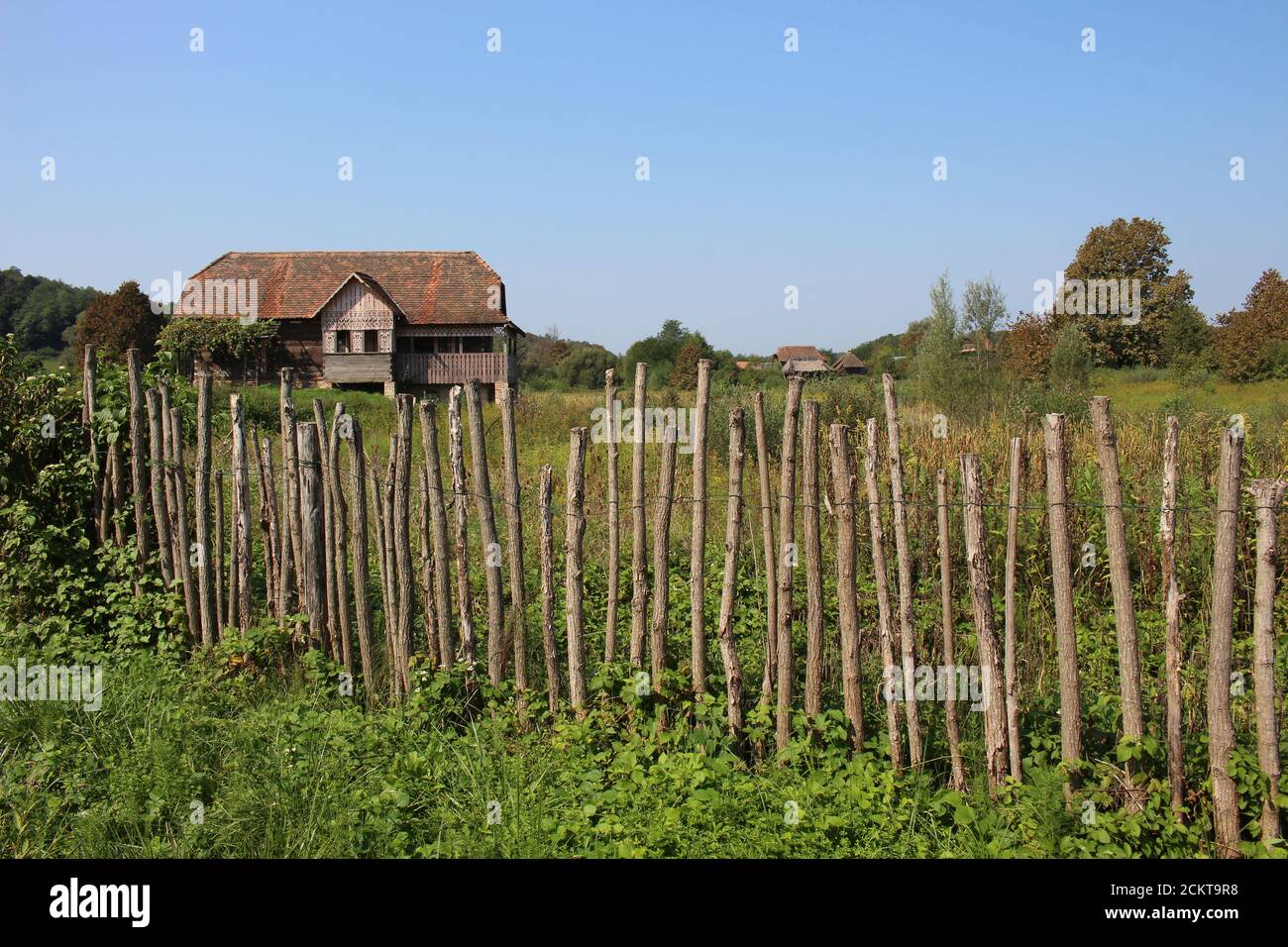 Ethno Village Kravarščica (vicino a Zagabria) Foto Stock