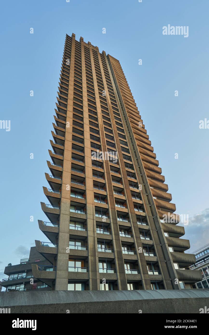 il barbican londra brutalista architettura Foto Stock