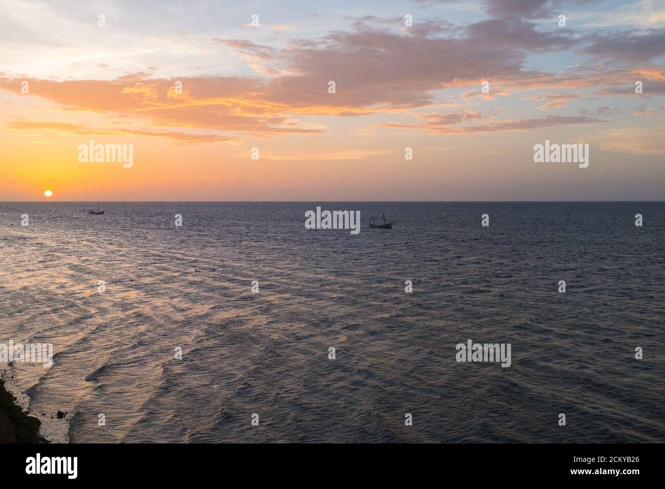 Costa dello Yucatan (vicino a Progreso) Messico Foto Stock