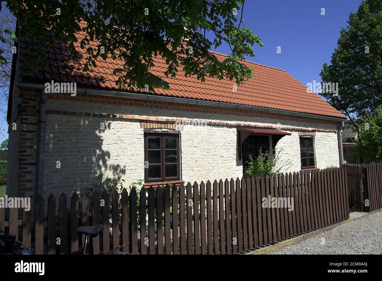 Głogowiec, Polonia, casa di famiglia, luogo di nascita di Santa Faustina (Helena Kowalska). Polen, Einfamilienhaus, Geburtsort von St. Faustina. Siostra Faustyna Foto Stock