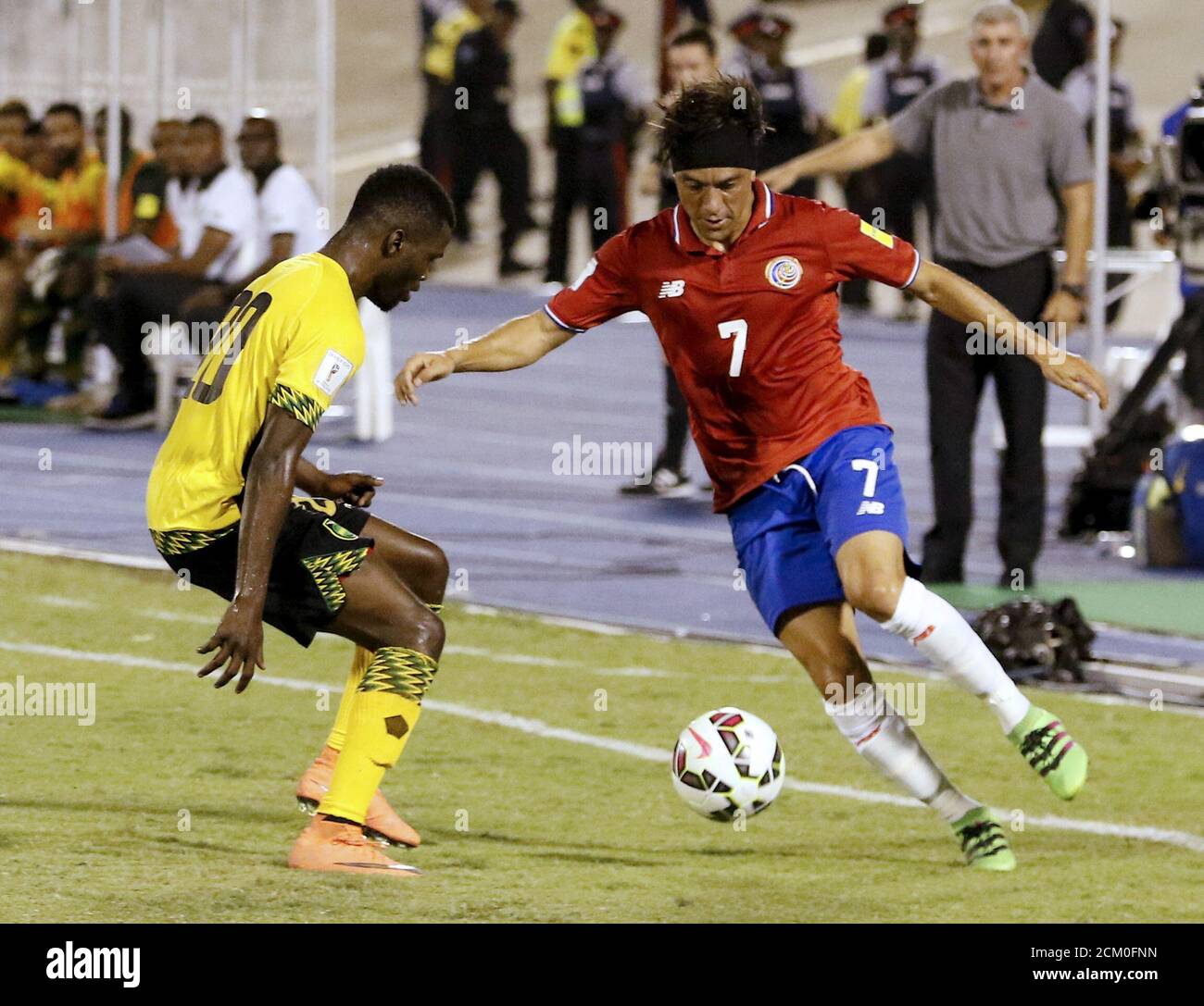 Calcio - Giamaica contro Costa Rica - Campionato del mondo 2018 Qualifier,  allo Stadio Nazionale di Kingston, Giamaica,