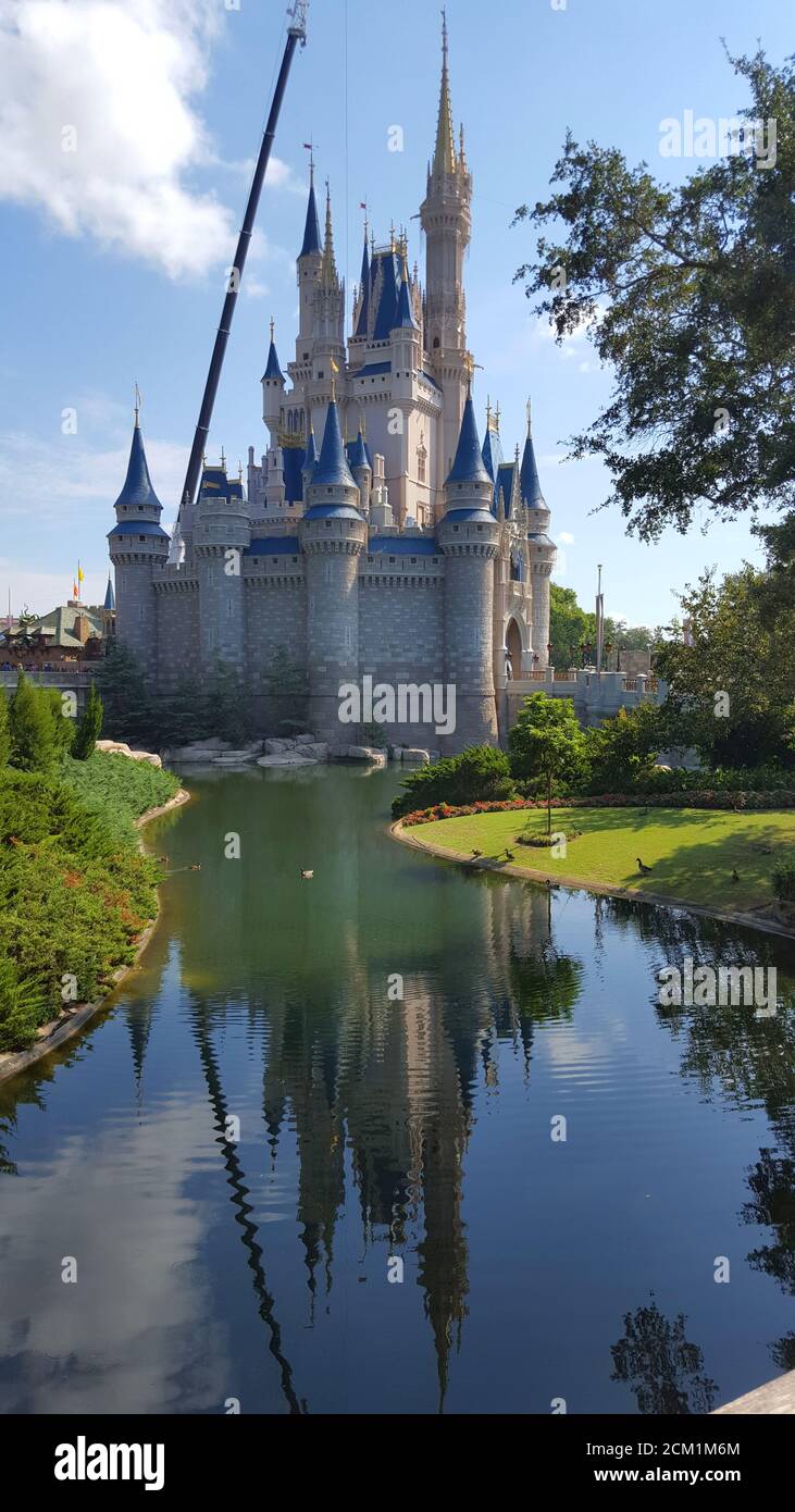 Cinderella Castle, Walt Disney World, Orlando, Florida, Stati Uniti Foto Stock