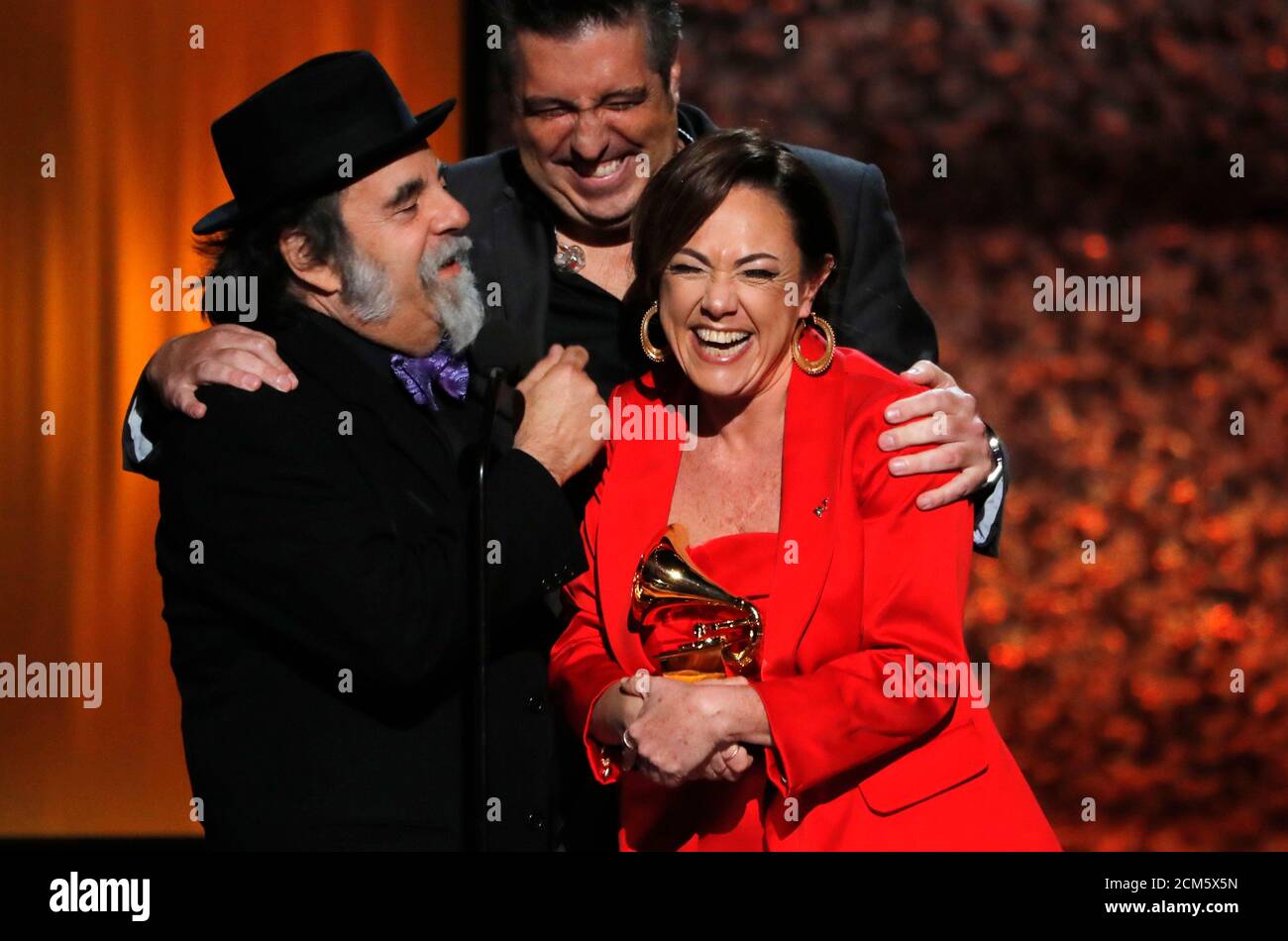 61st Grammy Awards - Show - Los Angeles, California, USA, Febbraio 10. 2019 - Claudia Brent vince il miglior album latino-pop per 'Sincera' REUTERS/Mike Blake Foto Stock