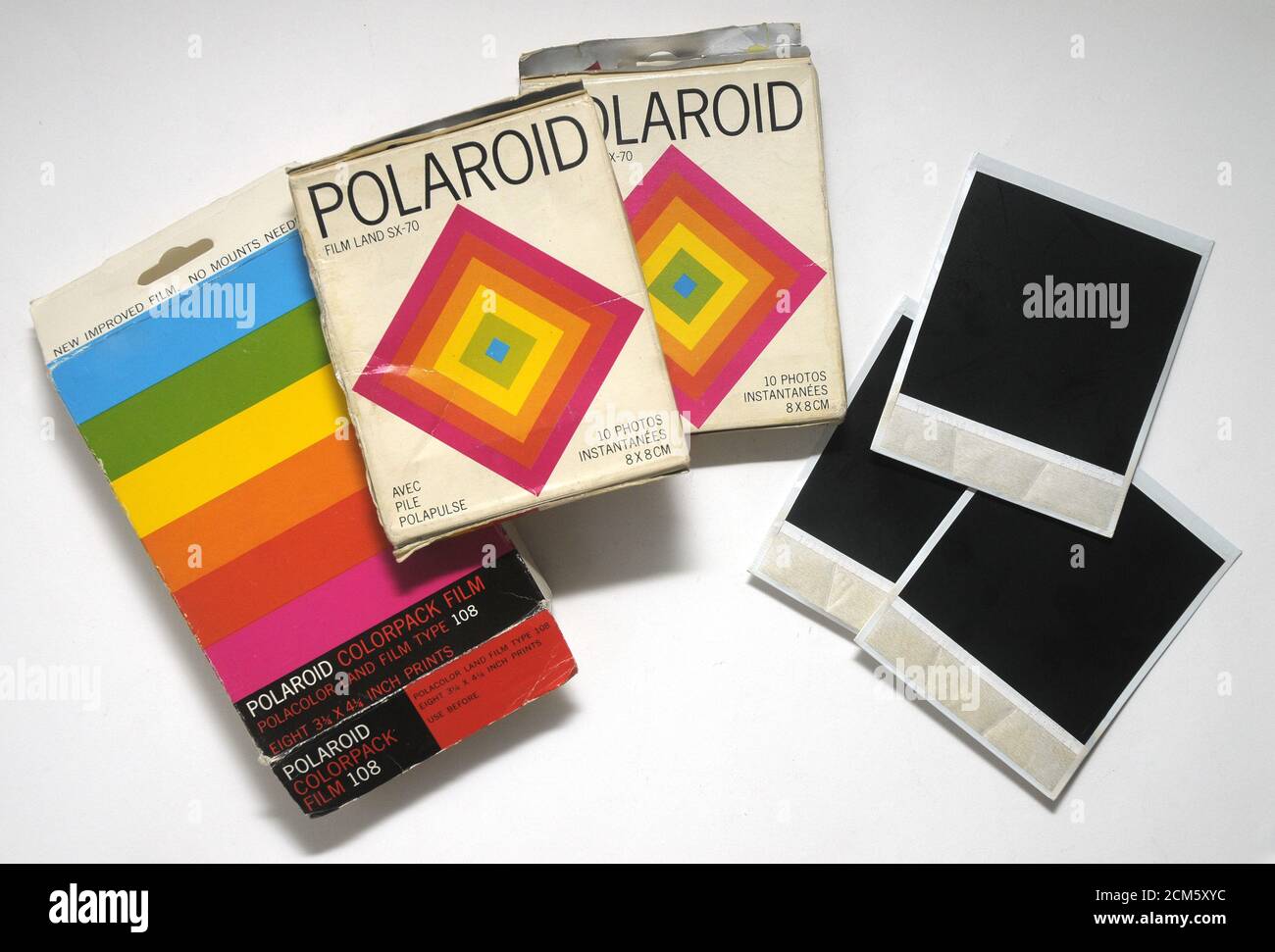 film fotografico d'epoca polaroid Foto stock - Alamy
