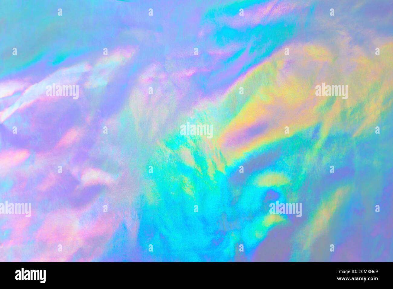 sfondo olografico color pastello in stile anni '80 Foto Stock