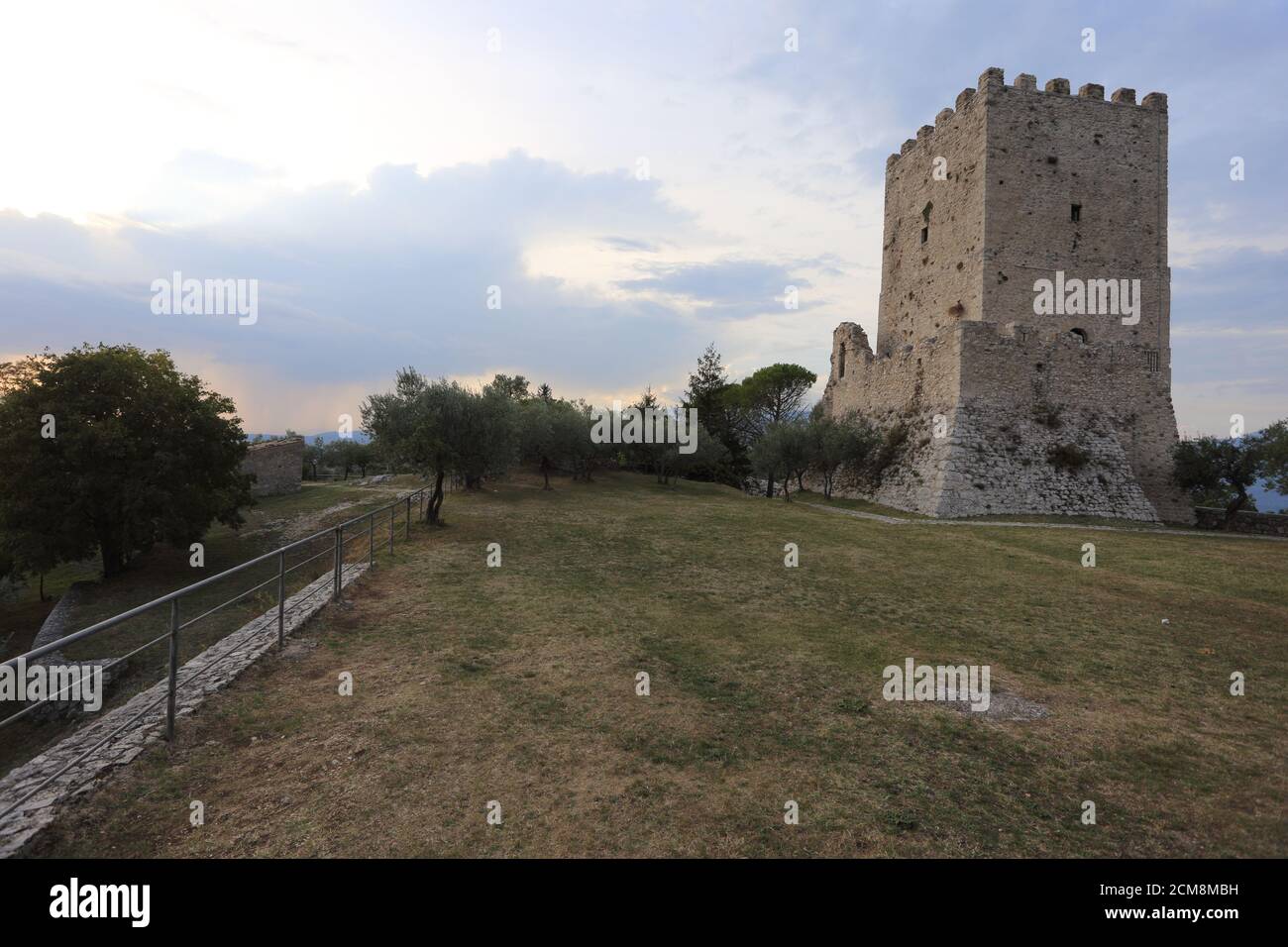 Arpino, Italia - 16 settembre 2020: L'acropoli dell'antica Foto Stock