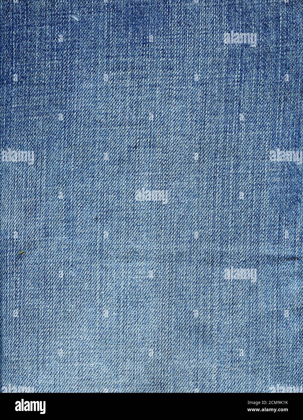 Tessuto a righe in tessuto jeans denim blu usato Foto Stock