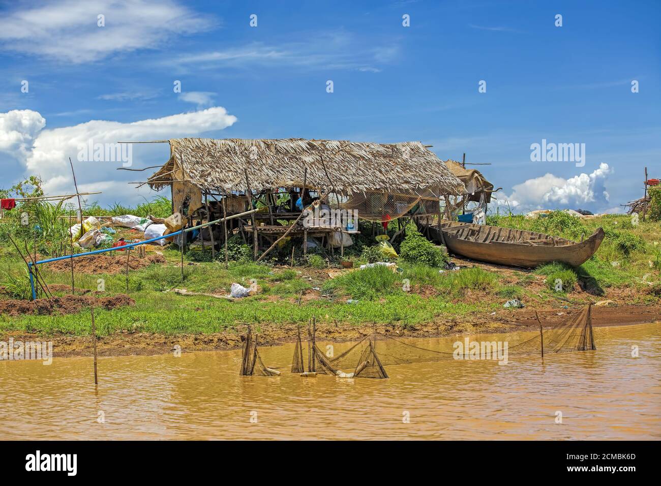 Cambogiano vita quotidiana Foto Stock