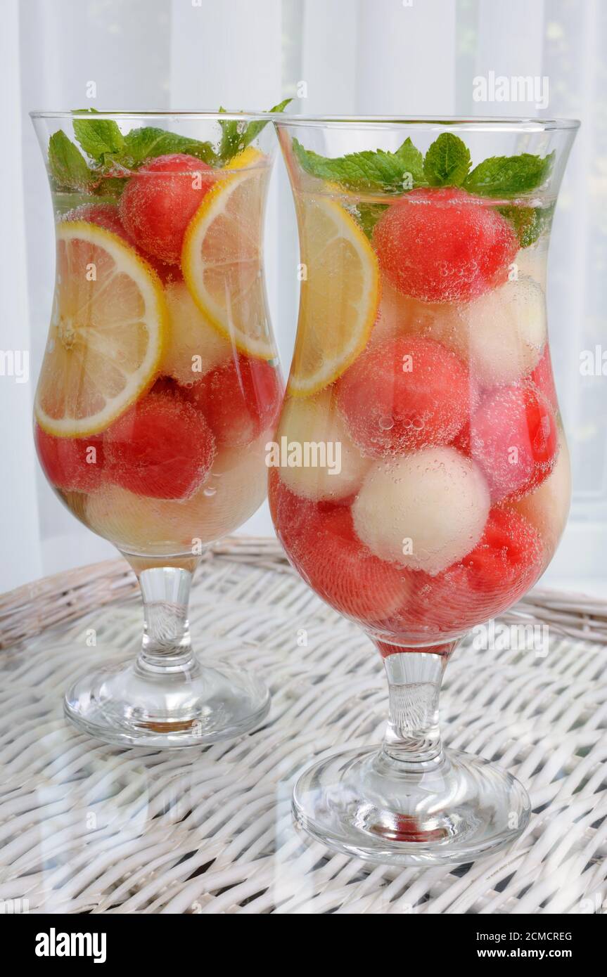 Cocomero melone drink Foto Stock