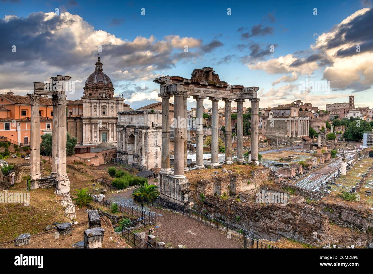 Foro Romano, Roma, lazio, Italy Foto Stock