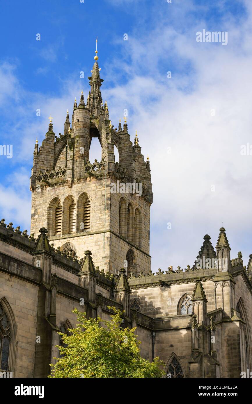 La Cattedrale di St Giles Edimburgo in Scozia Foto Stock