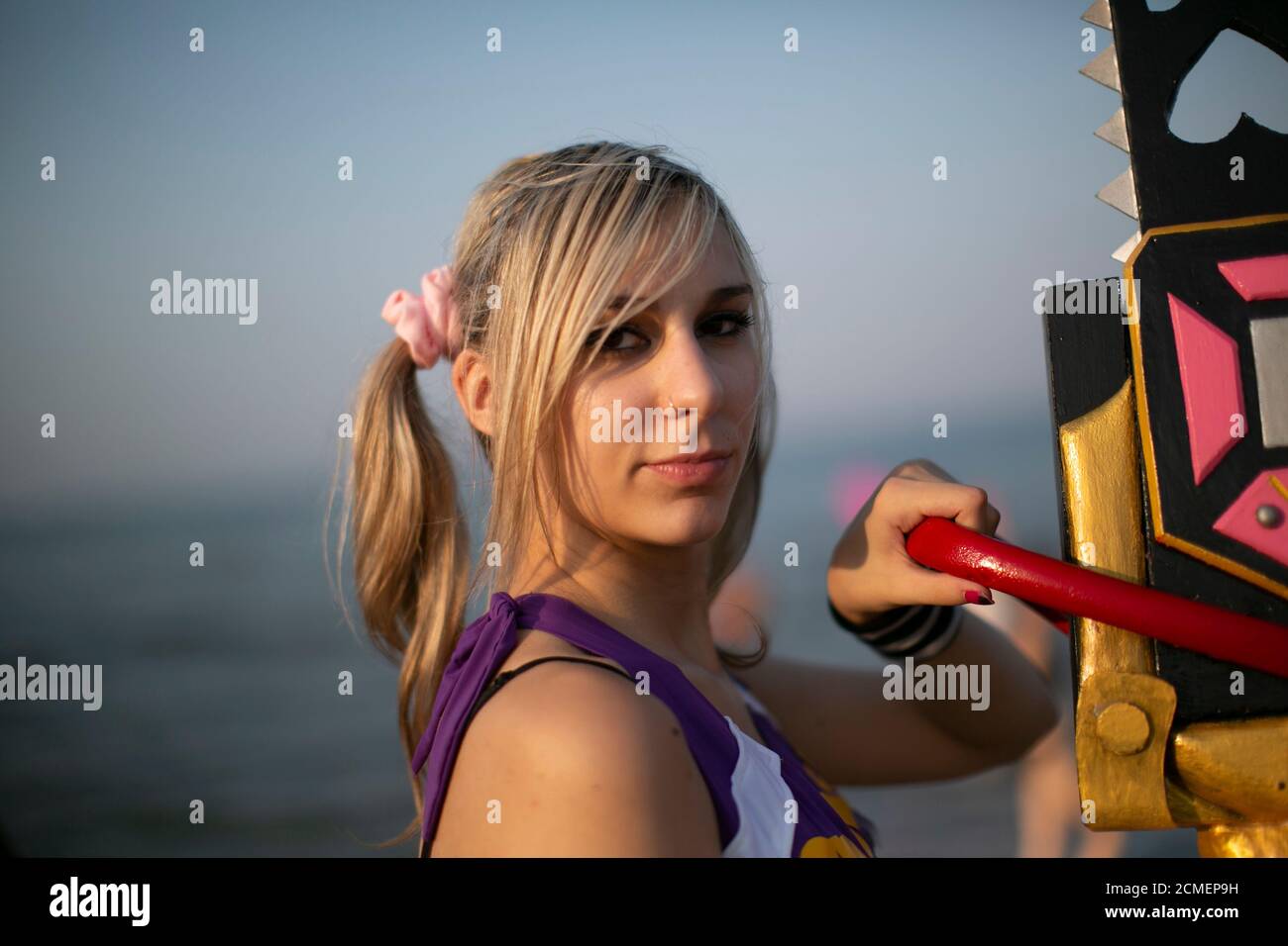 Rimini, Italia : 18 07 2017 : RIMINI COMICS COSPLAY 2019 Free cosplay event Foto Stock