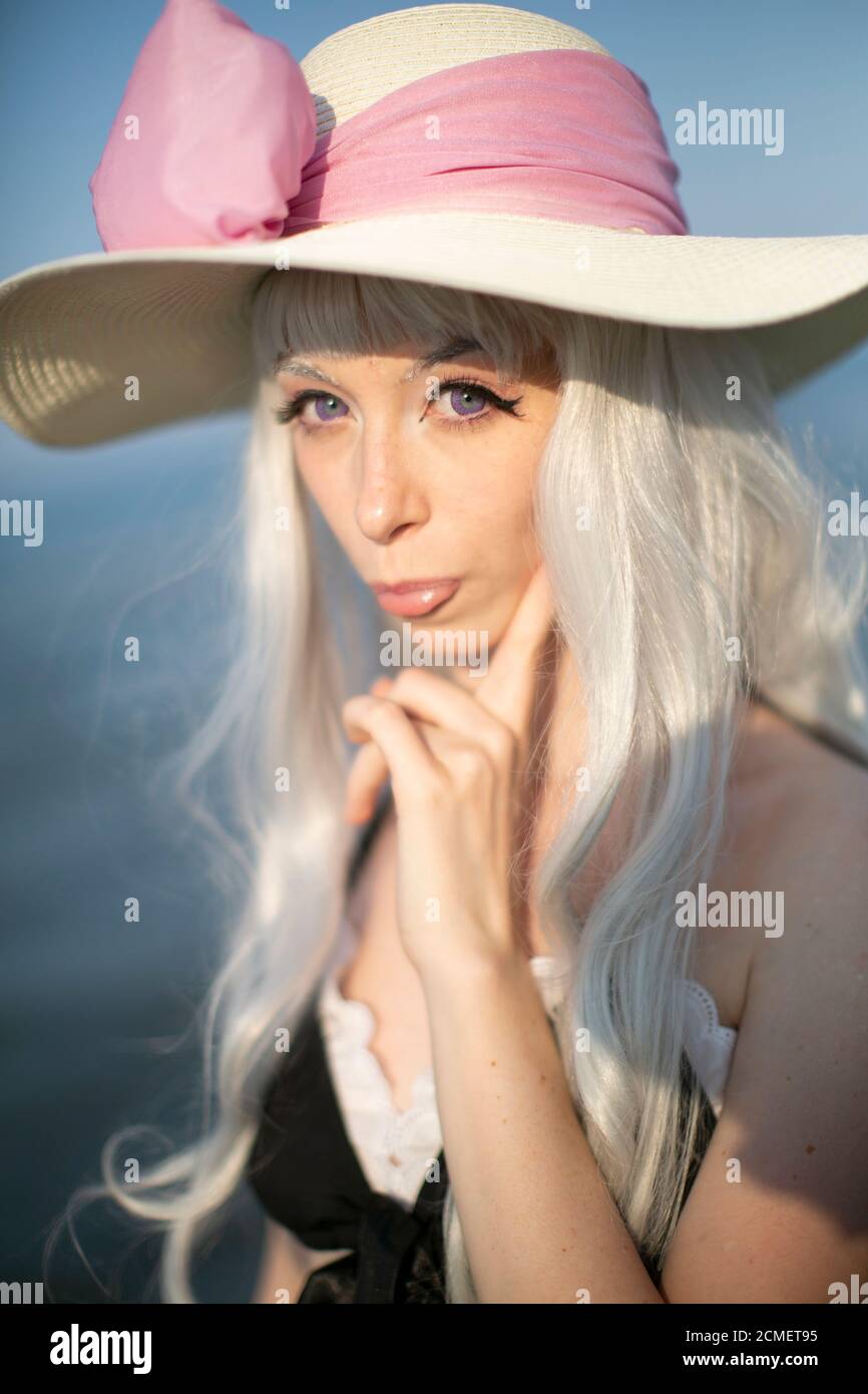 Rimini, Italia : 18 07 2017 : RIMINI COMICS COSPLAY 2019 Free cosplay event Foto Stock