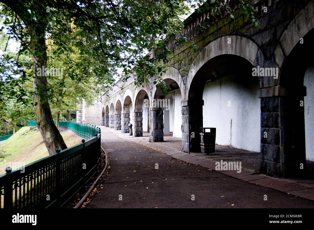 Unione giardini a terrazza, Aberdeen Scotland. Foto Stock