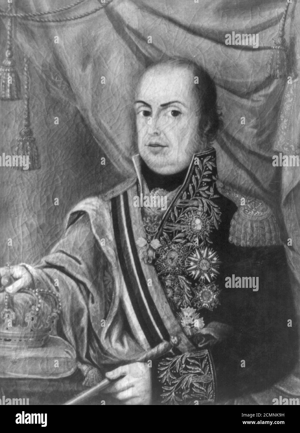 João VI de Portugal. Foto Stock